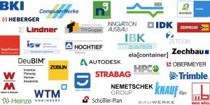 planen-bauen 4.0 - Logos der Gesellschafter / Unternehmen 2017