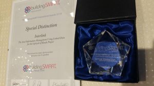 Das Projekt INTERLINK wurde auf dem internationalen buildingSMART-Gipfel mit dem Special Distinction 2018 buildingSMART Special Award ausgezeichnet