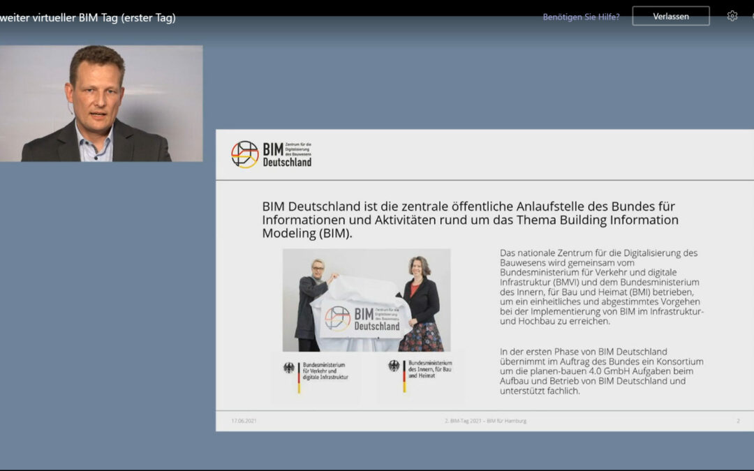 Dr. Jan Tulke beim „2. BIM-Tag – BIM für Hamburg“