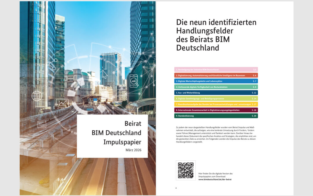 BIM Deutschland stellt neues Impulspapier zur Digitalisierung des Bauwesens vor